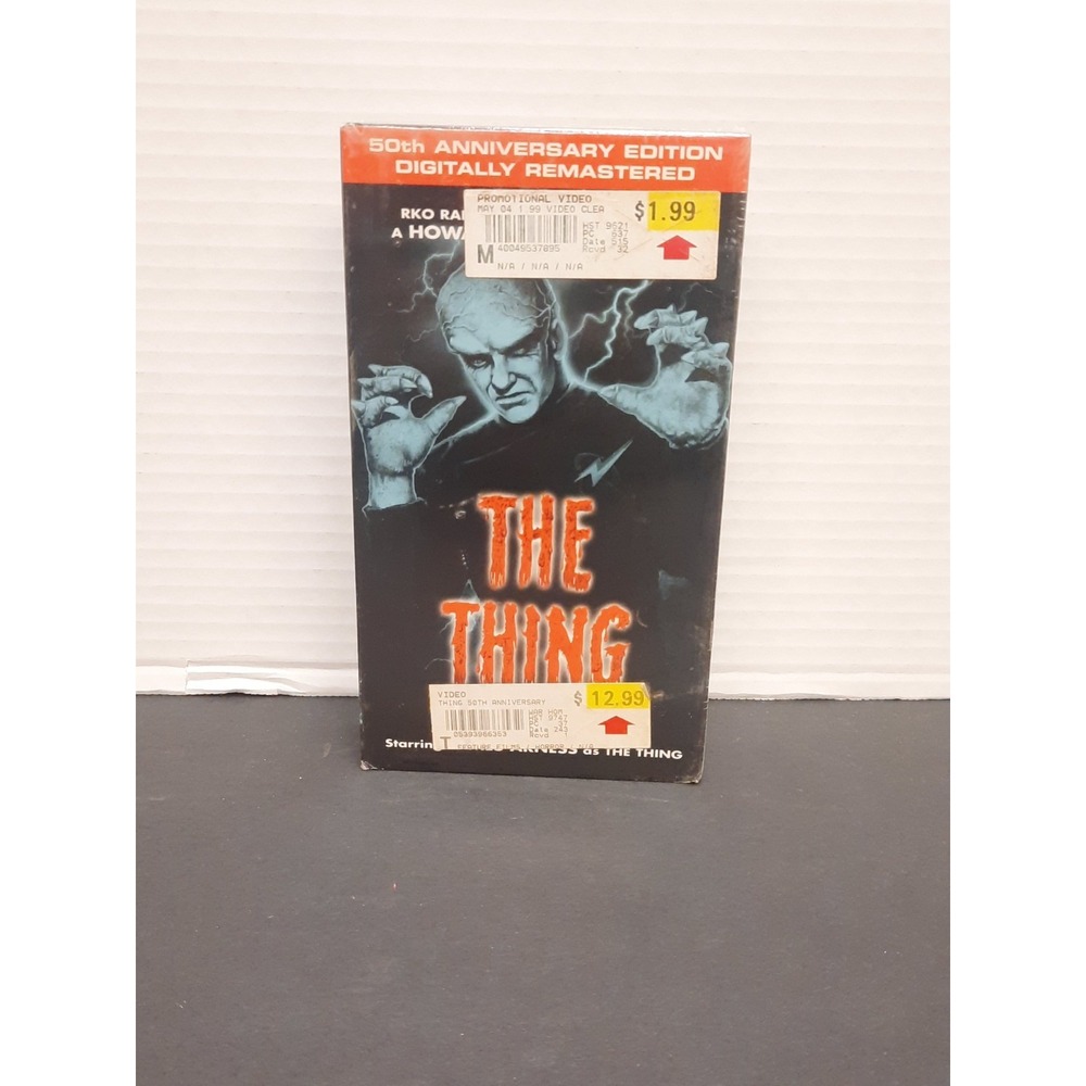 THE THING FROM ANOTHER WORLD 50th Anniversary Edition VHS Cassette Tape NEW